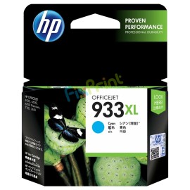 Cartridge Original HP 933 XL Cyan CN054AA, Tinta Printer HP Officejet 6100 6600 6700 7110 7510 7610 7612 All-in-One