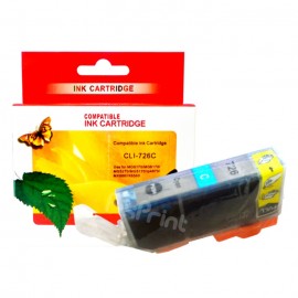 Cartridge Xantri Can CLI726 CLI726 CLI 726 Cyan, Refill Printer iX6560 iP4970 iP4870 MG8270 MG8170 MG6270 MG6170 MG5370 MG5270 MG5170 MX897 MX886