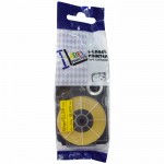 Label Tape Casette Xantri Cas XR12YW1 XR12 Black on Yellow 12mm, Printer Cas KL60 KL120 KL820 KL7400