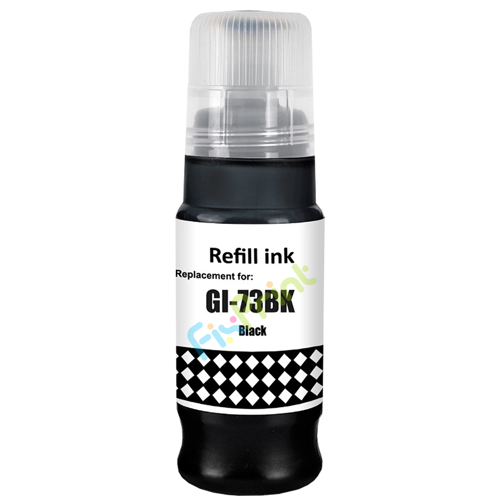 Tinta Compatible GI-73 Black 70ml, Refill Printer Can Pixma G570 G670 InkTank